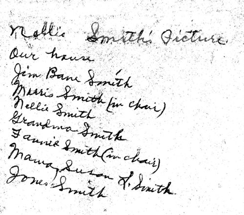 Nellie's handwriting
